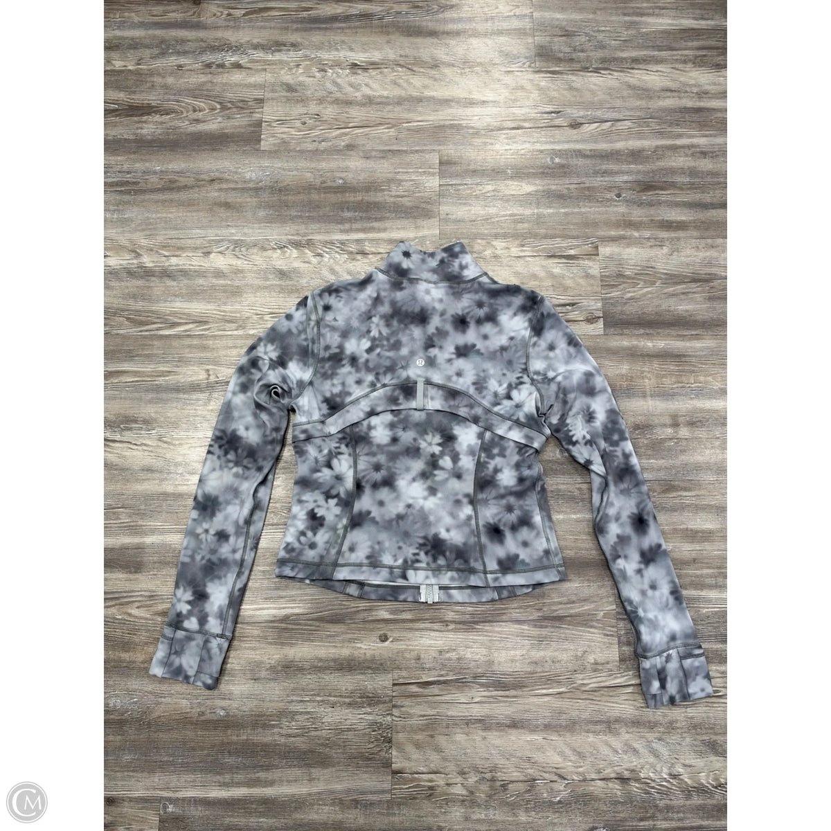 Athletic Jacket By Lululemon In Grey, Size: 12