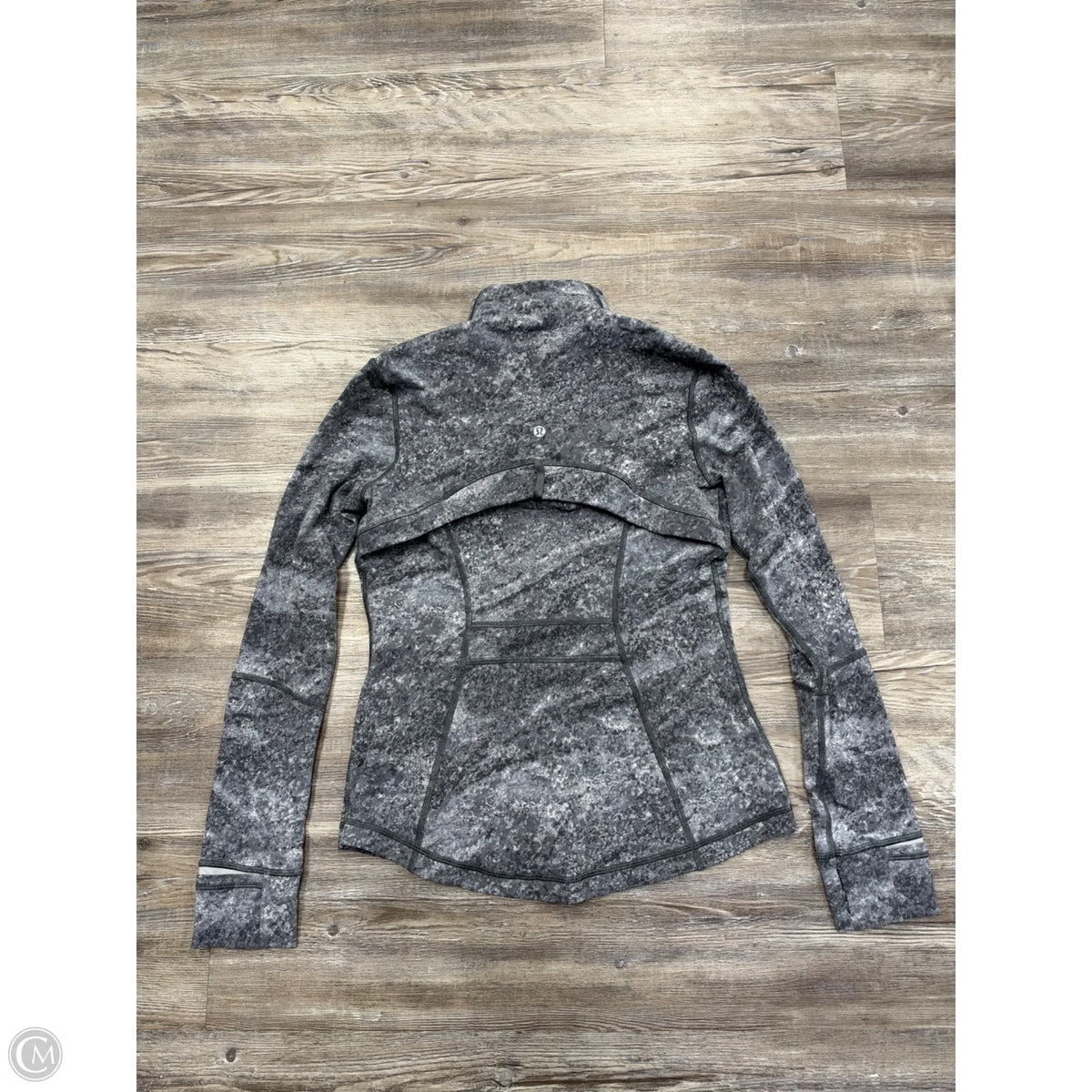 Athletic Jacket By Lululemon In Grey, Size: 8