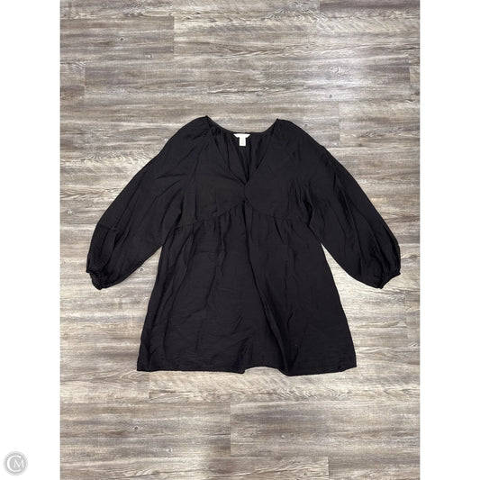 Dress Casual Short By H&m In Black, Size: Xl