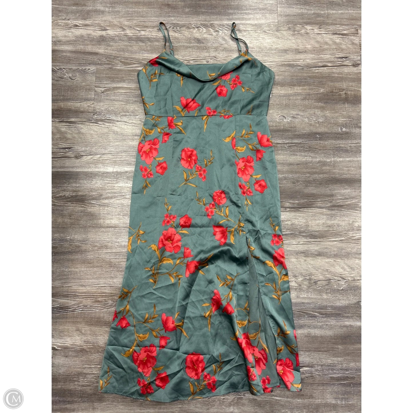 Dress Casual Maxi By Tsher In Blue & Pink, Size: L