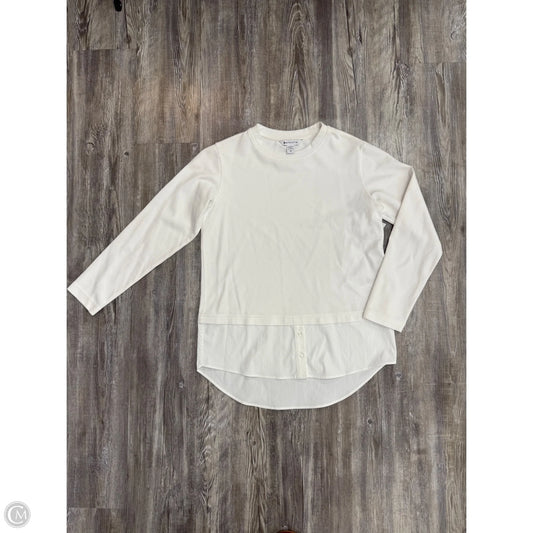 Top Long Sleeve By Athleta In White, Size: Xs