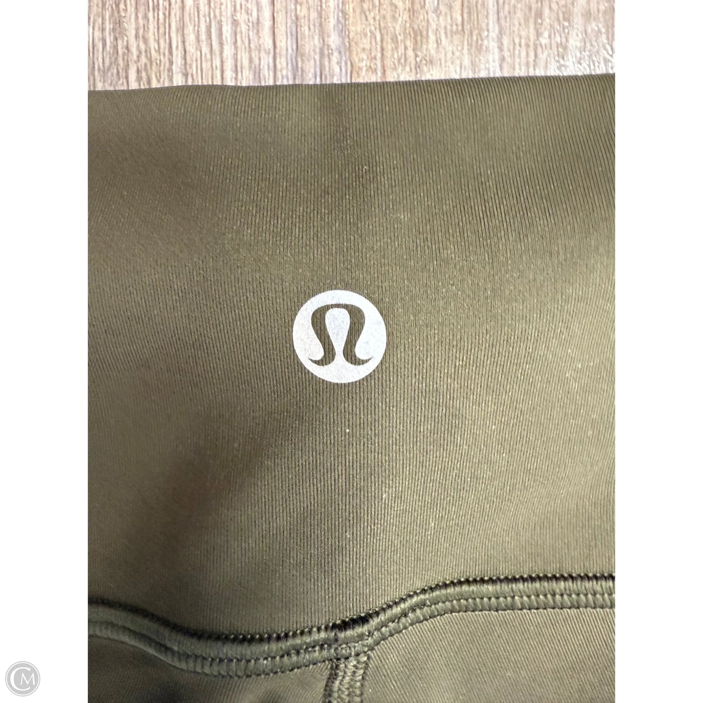 Athletic Leggings Capris By Lululemon In Green, Size: 6