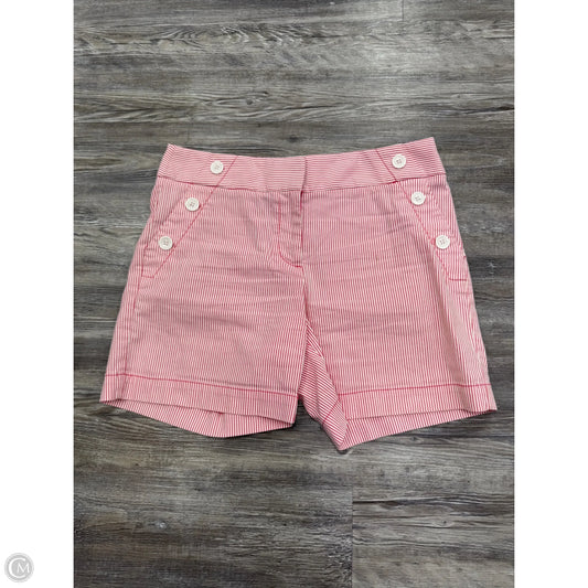 Shorts By Loft In Red & White, Size: 6