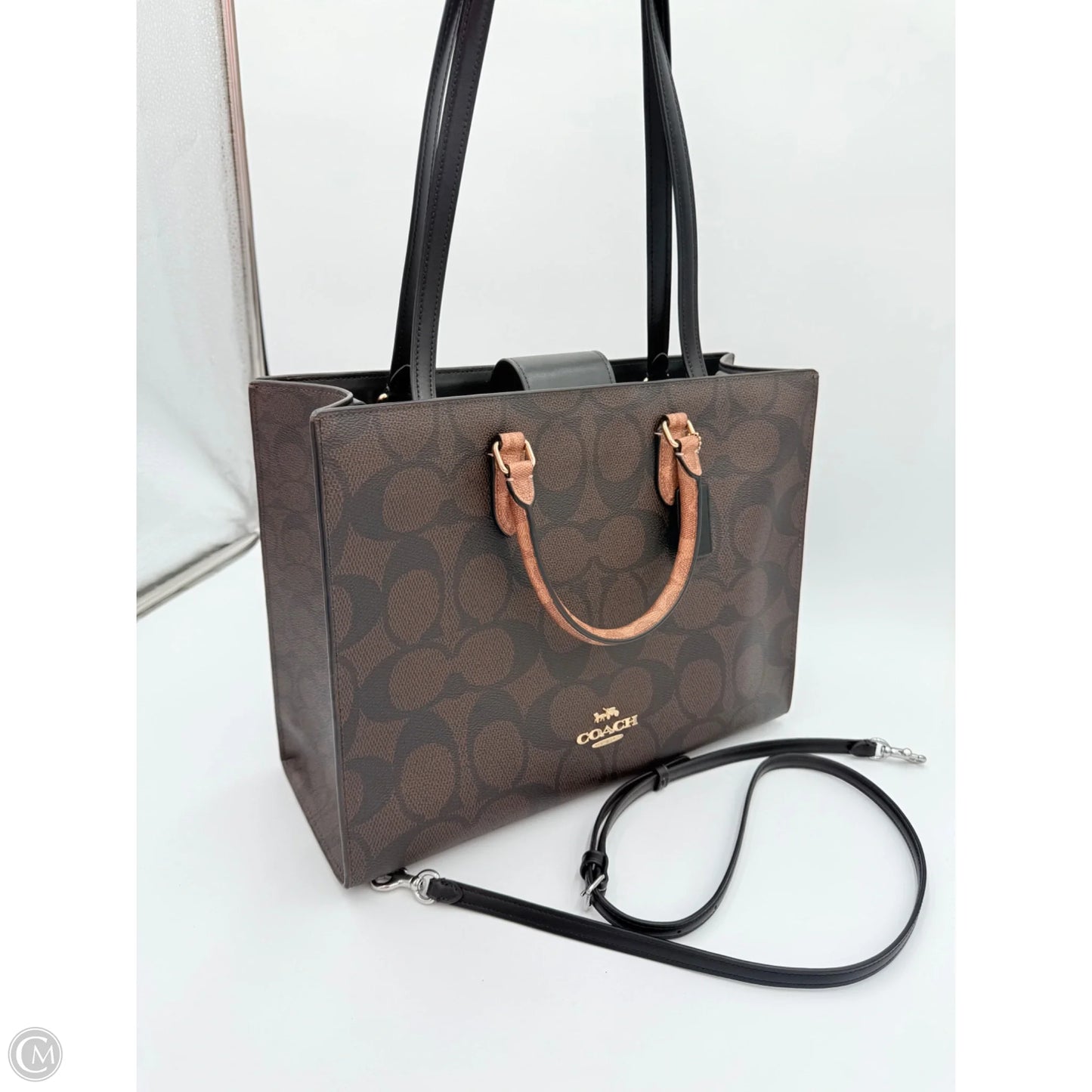 Handbag Designer By Coach, Size: Large