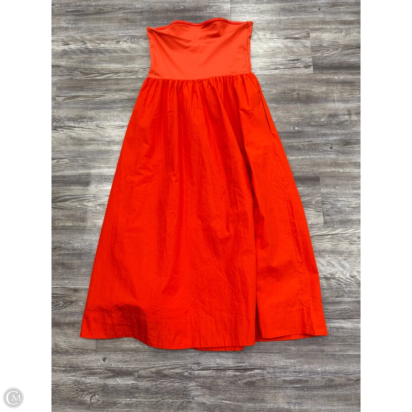 Dress Casual Maxi By Babaton In Orange, Size: L