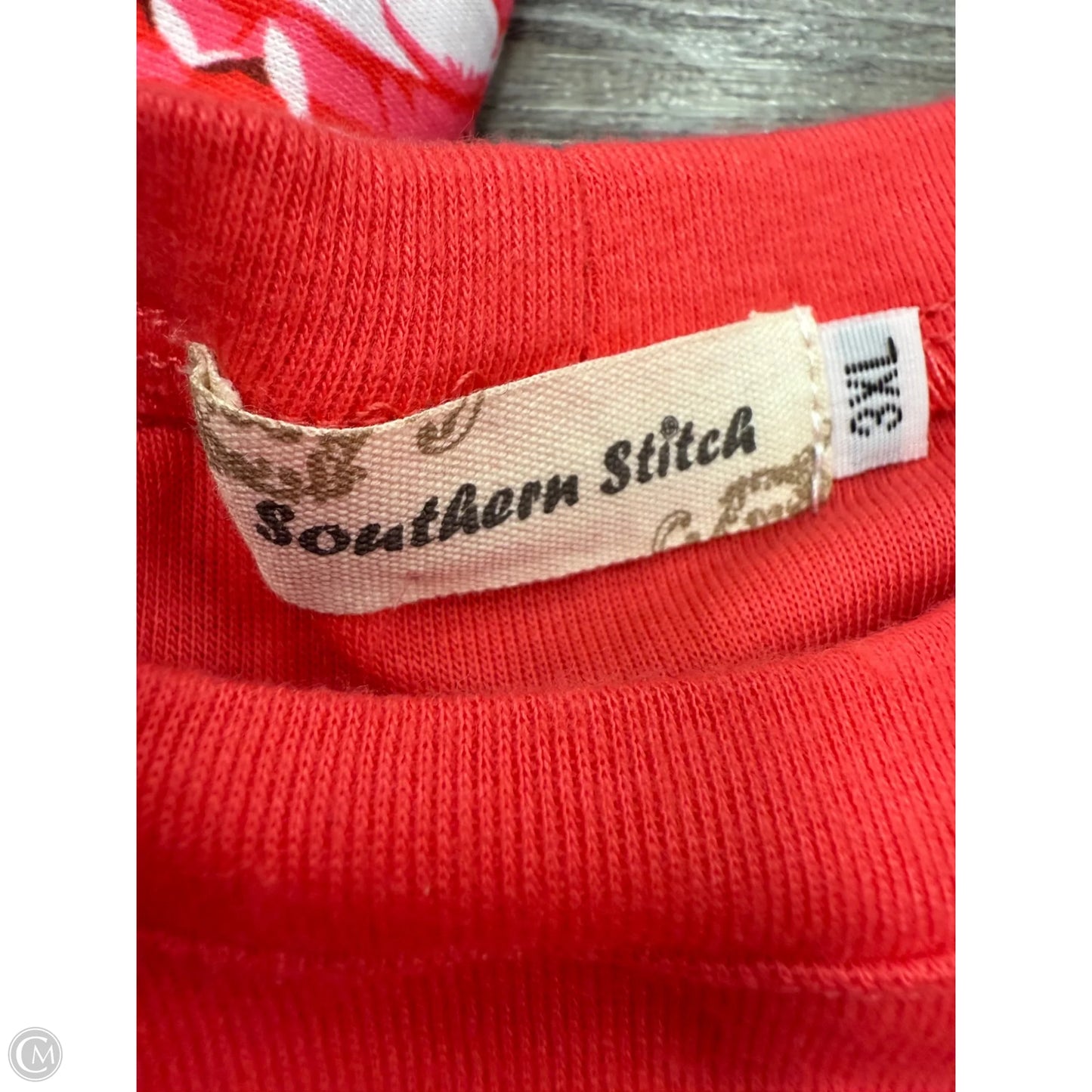 Top Long Sleeve Basic By Southern Stitch In Coral, Size: 3x
