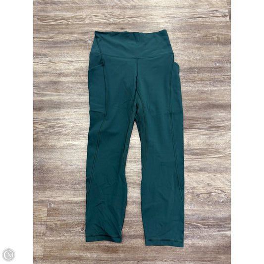 Athletic Leggings By Lululemon In Teal, Size: 6