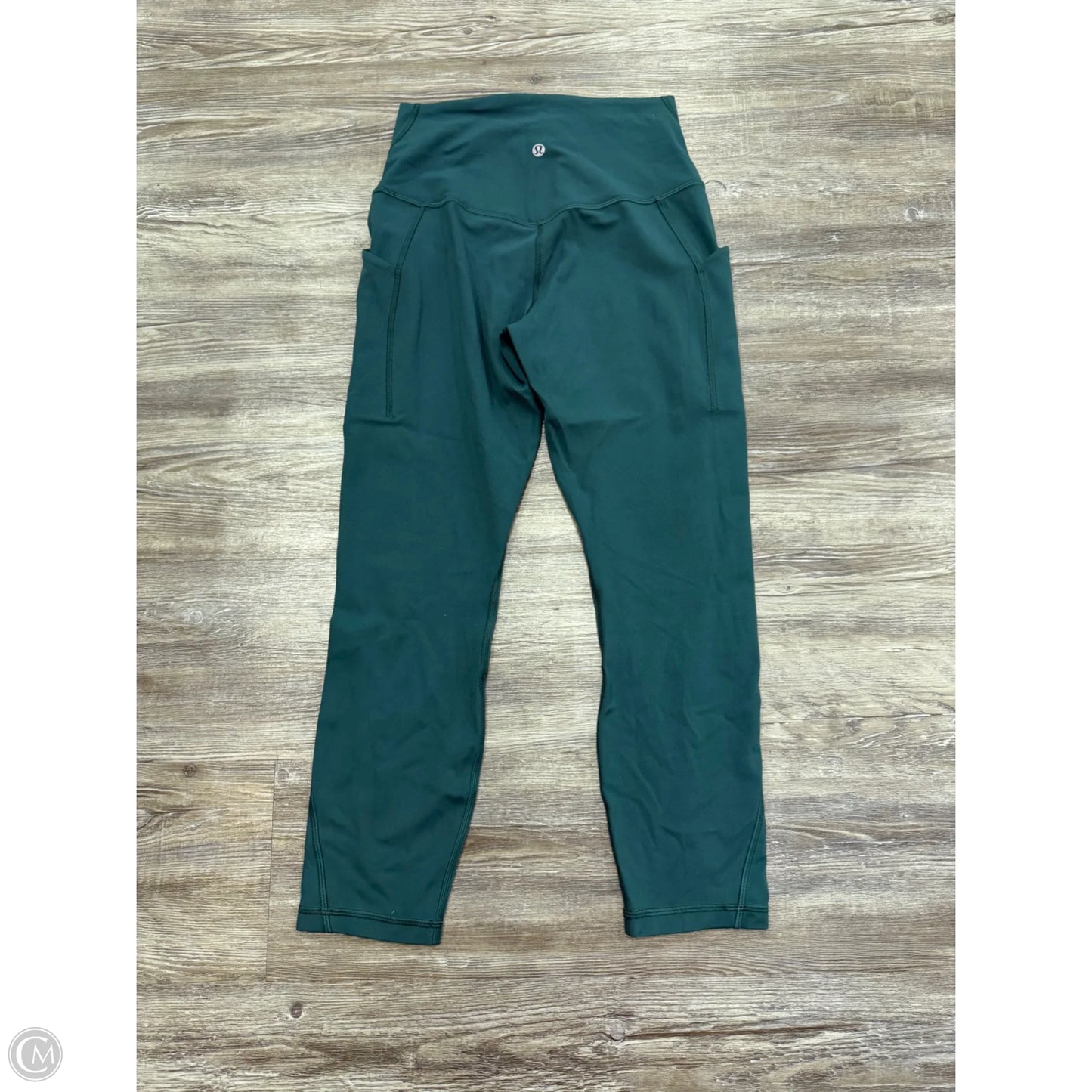 Athletic Leggings By Lululemon In Teal, Size: 6