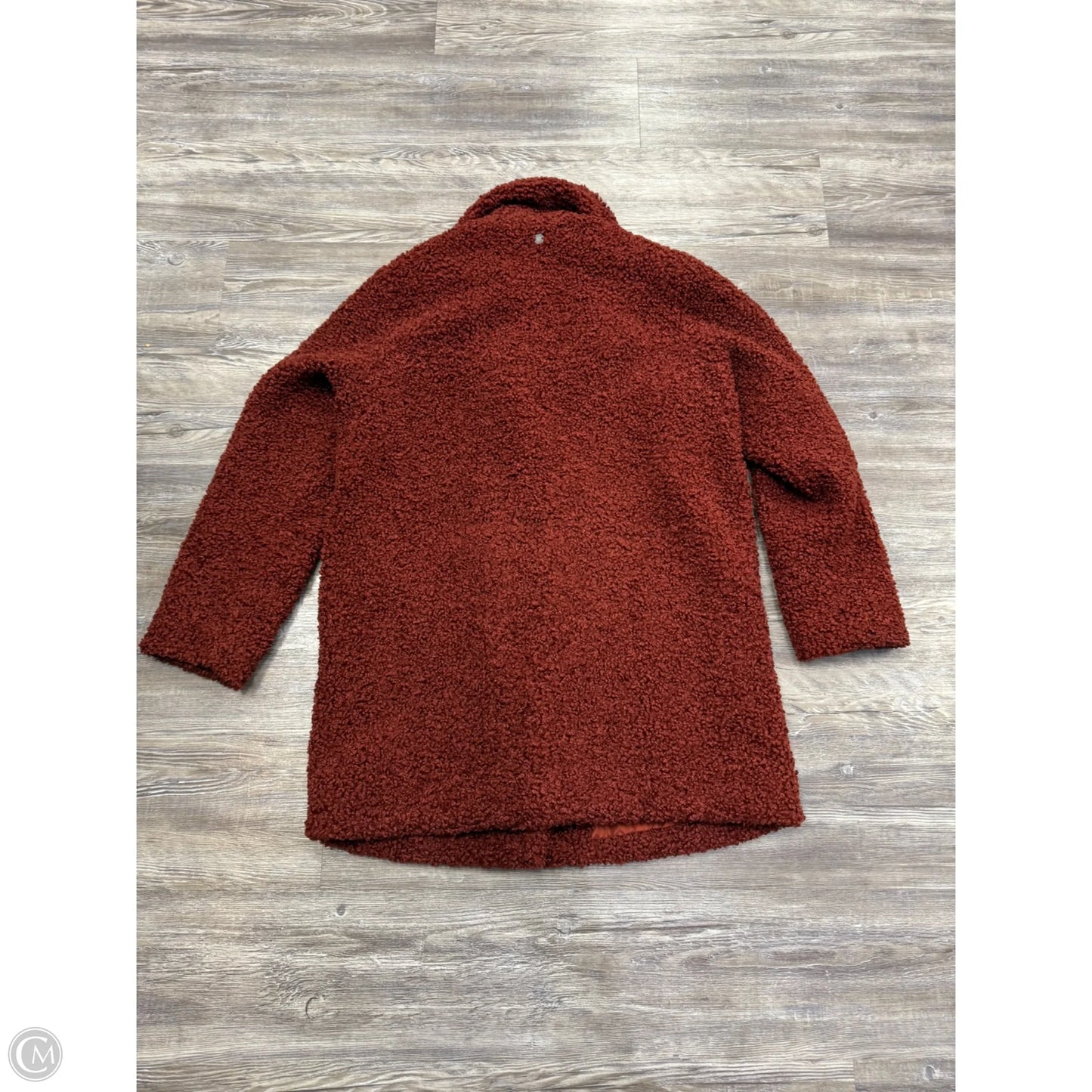Coat Faux Fur & Sherpa By Numph In Maroon, Size: L