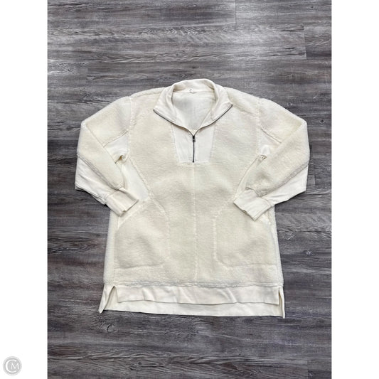 Sweatshirt Collar By Anthropologie In White, Size: M
