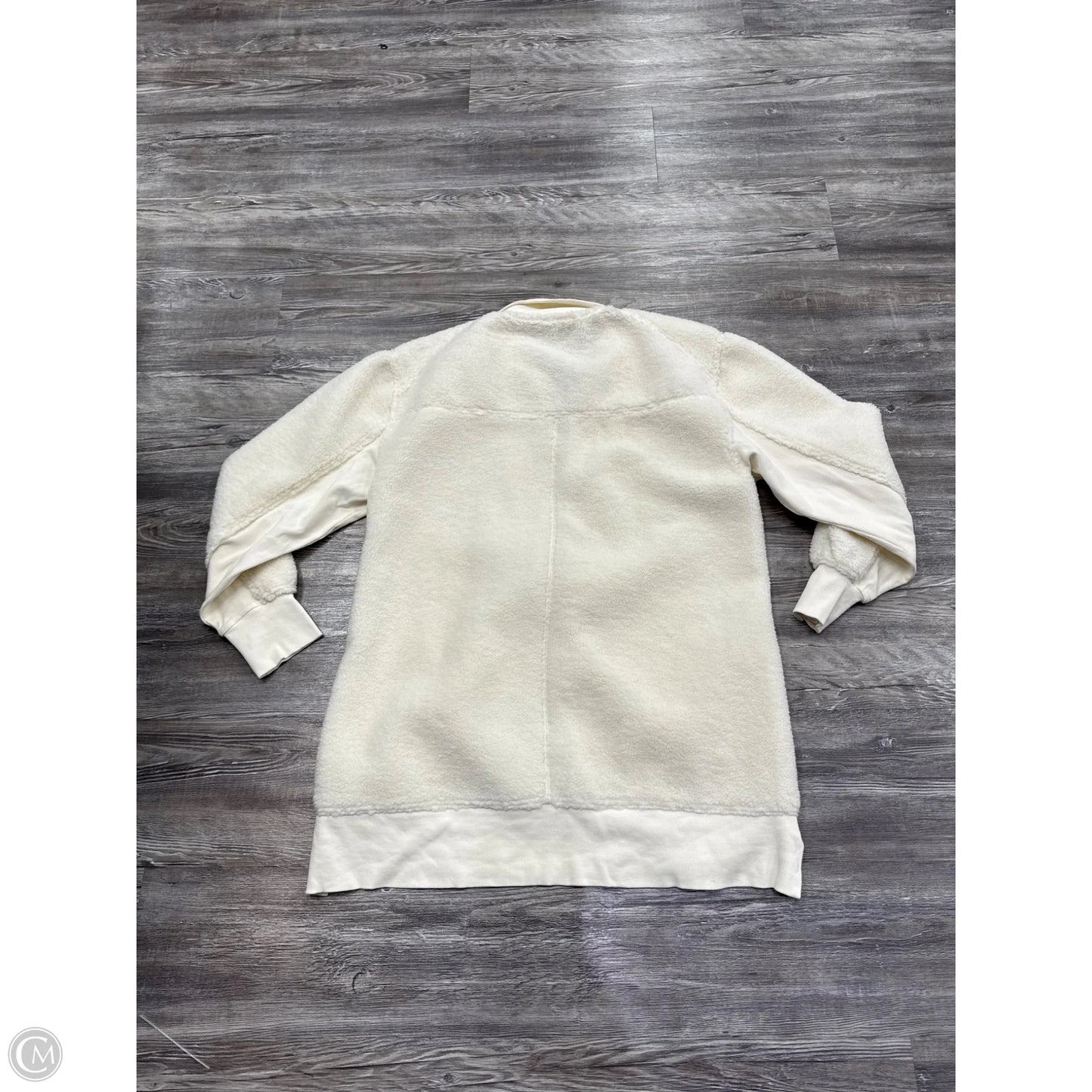 Sweatshirt Collar By Anthropologie In White, Size: M