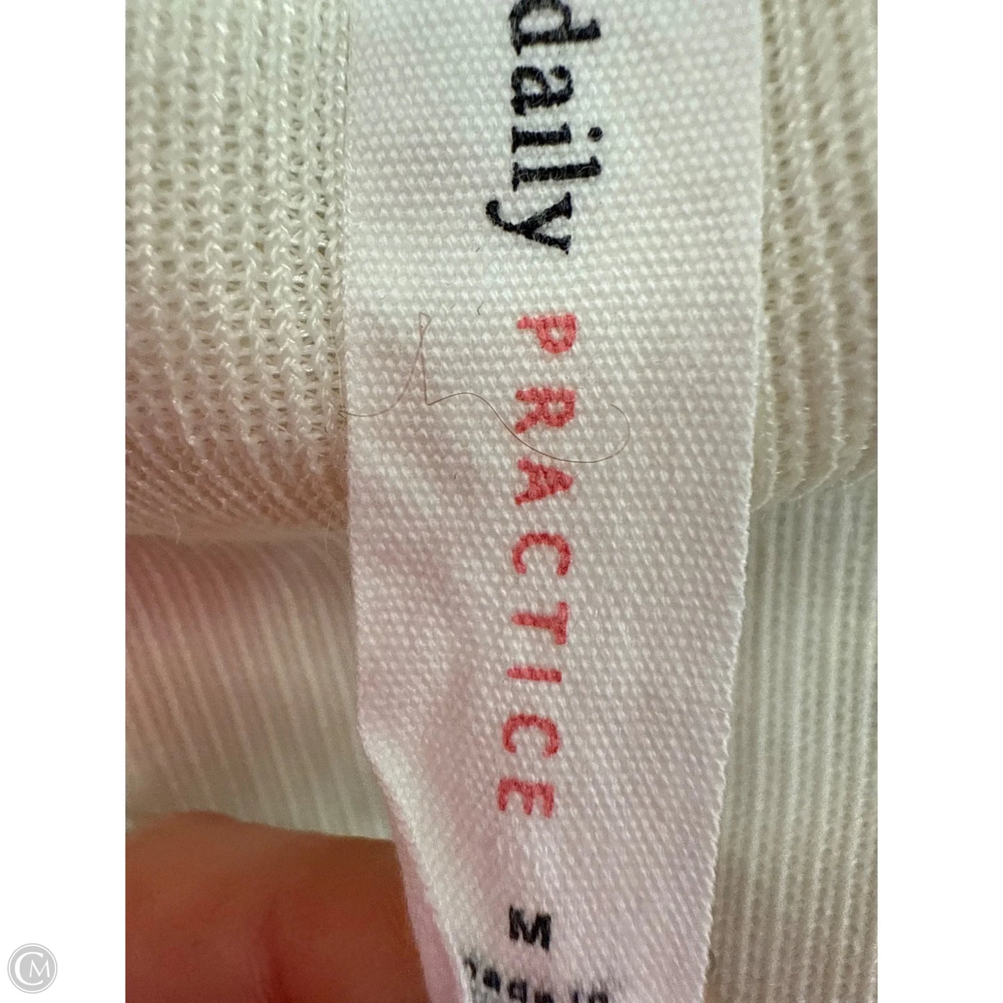 Sweatshirt Collar By Anthropologie In White, Size: M