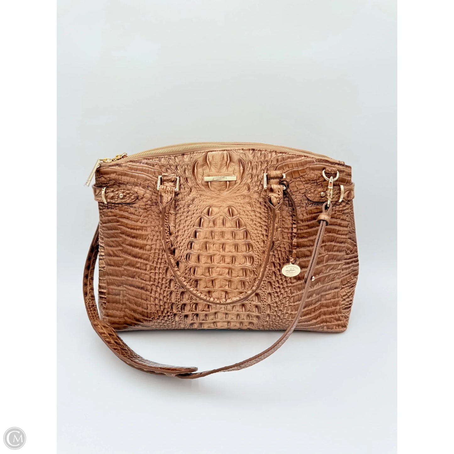 Handbag Designer By Brahmin, Size: Large