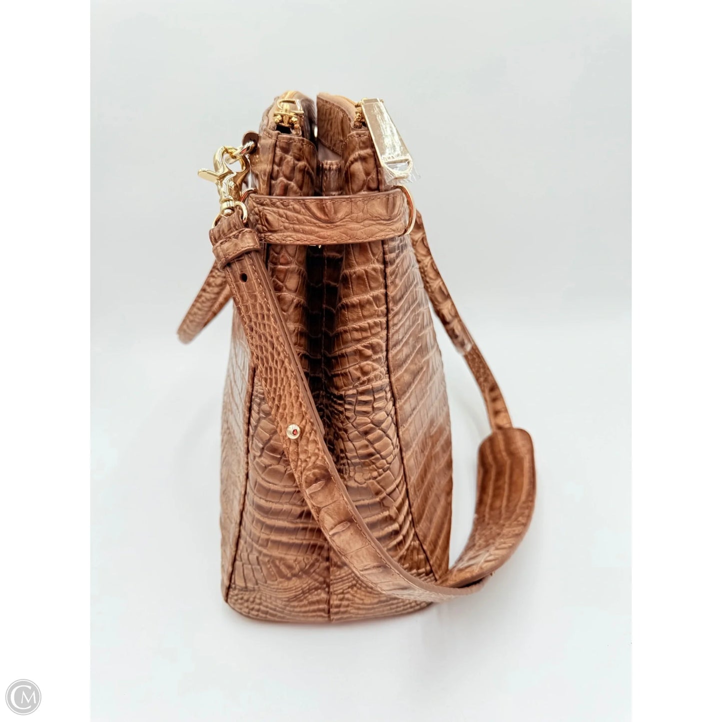 Handbag Designer By Brahmin, Size: Large