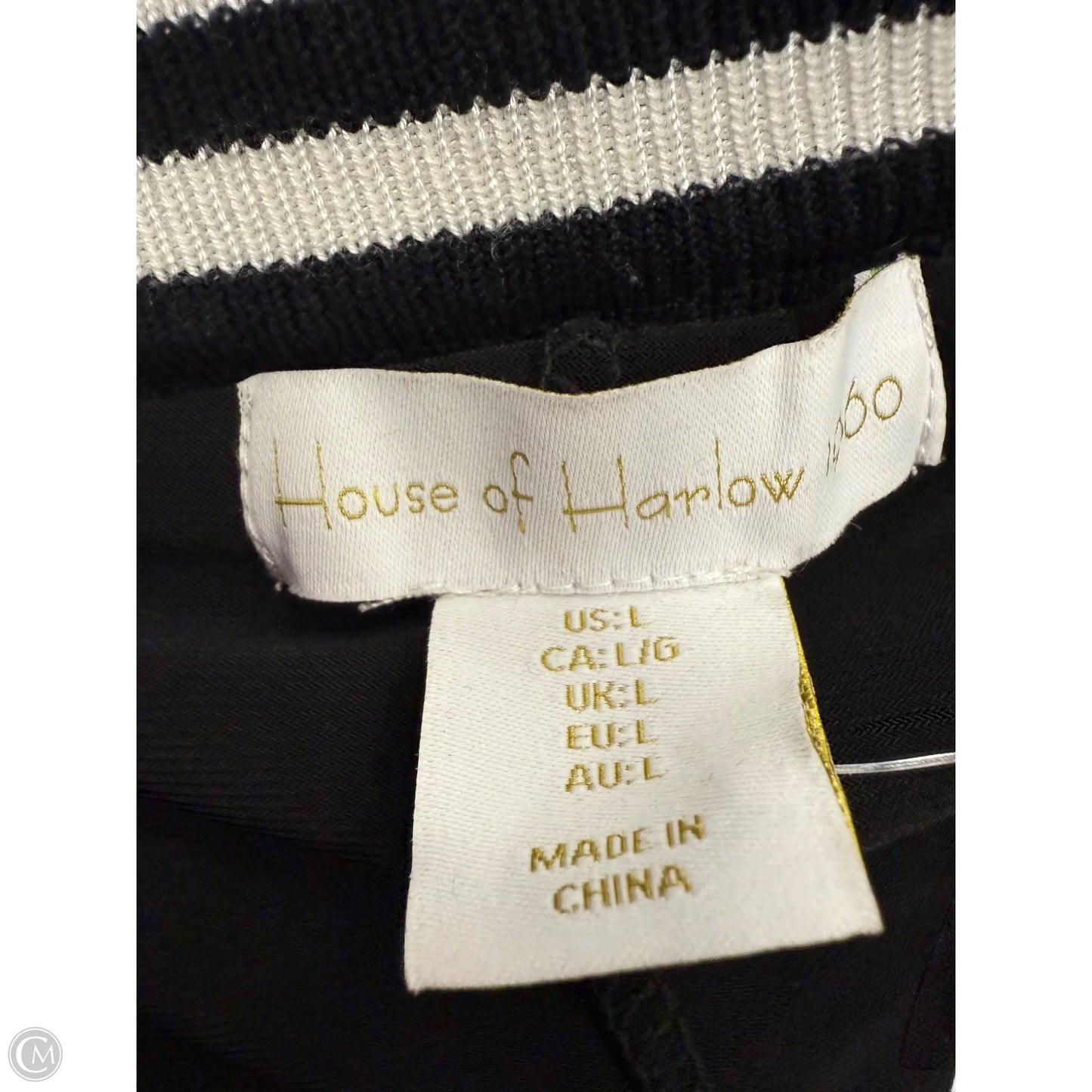 Skirt Mini & Short By House Of Harlow In Black & White, Size: L