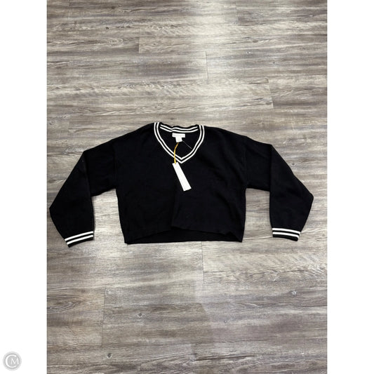 Sweater Cardigan By House Of Harlow In Black & White, Size: L