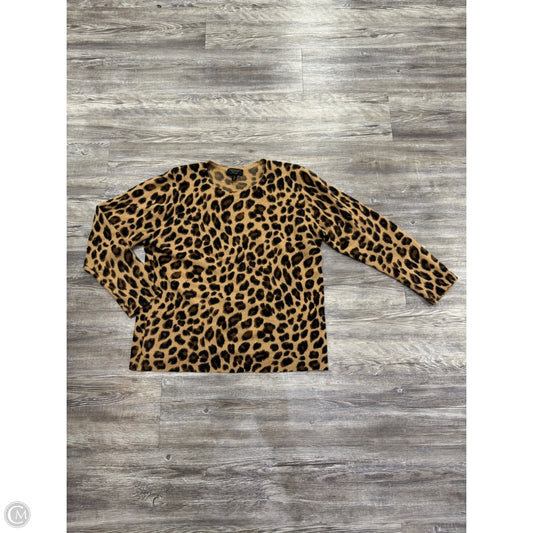 Sweater Cashmere By Charter Club In Animal Print, Size: Xl