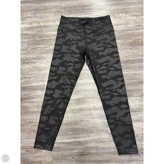 Athletic Leggings By Kyodan In Camouflage Print, Size: L
