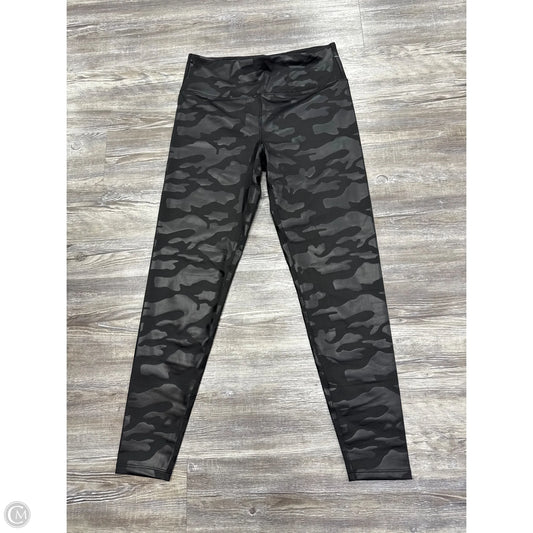 Athletic Leggings By Kyodan In Camouflage Print, Size: M