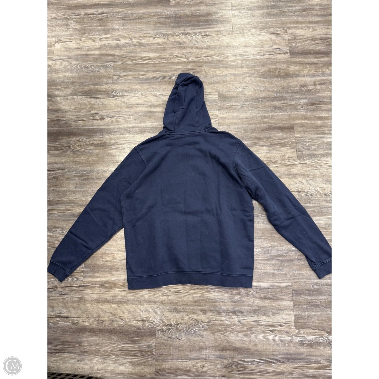 Athletic Sweatshirt Hoodie By Nike Apparel In Navy, Size: Xl