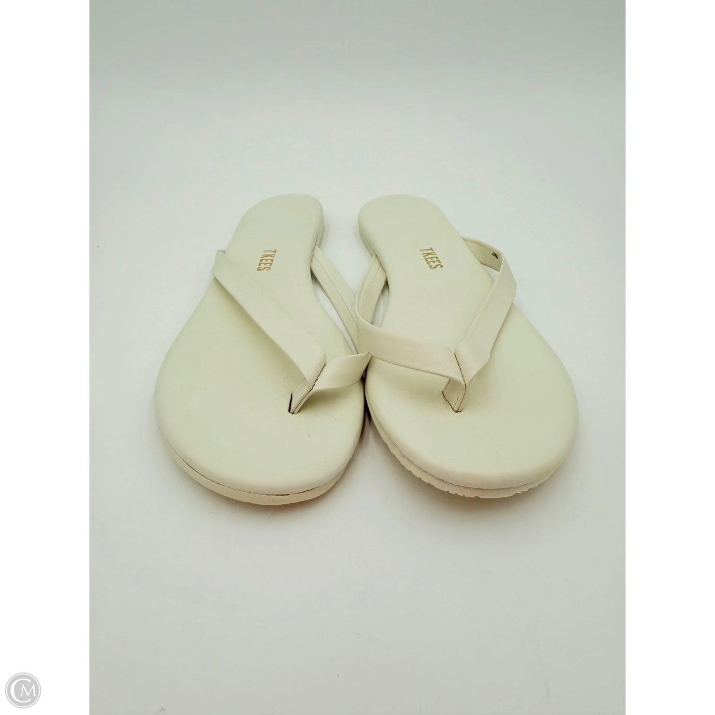 Sandals Flip Flops By TKEES In White, Size: 8