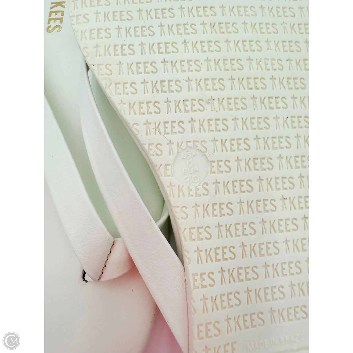 Sandals Flip Flops By TKEES In White, Size: 8