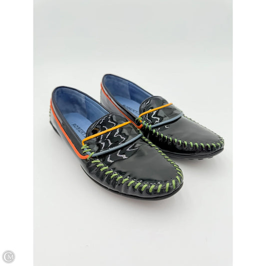 Shoes Flats By Robert Zur In Black & Blue, Size: 7.5 Narrow