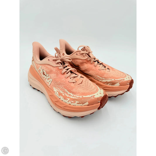 Shoes Athletic By Hoka In Orange, Size: 10