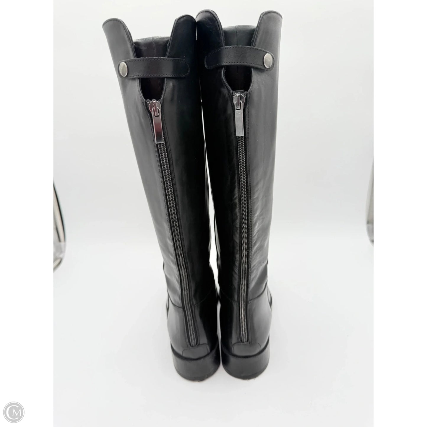 Boots Knee Flats By Emanuel Ungaro In Black, Size: 10