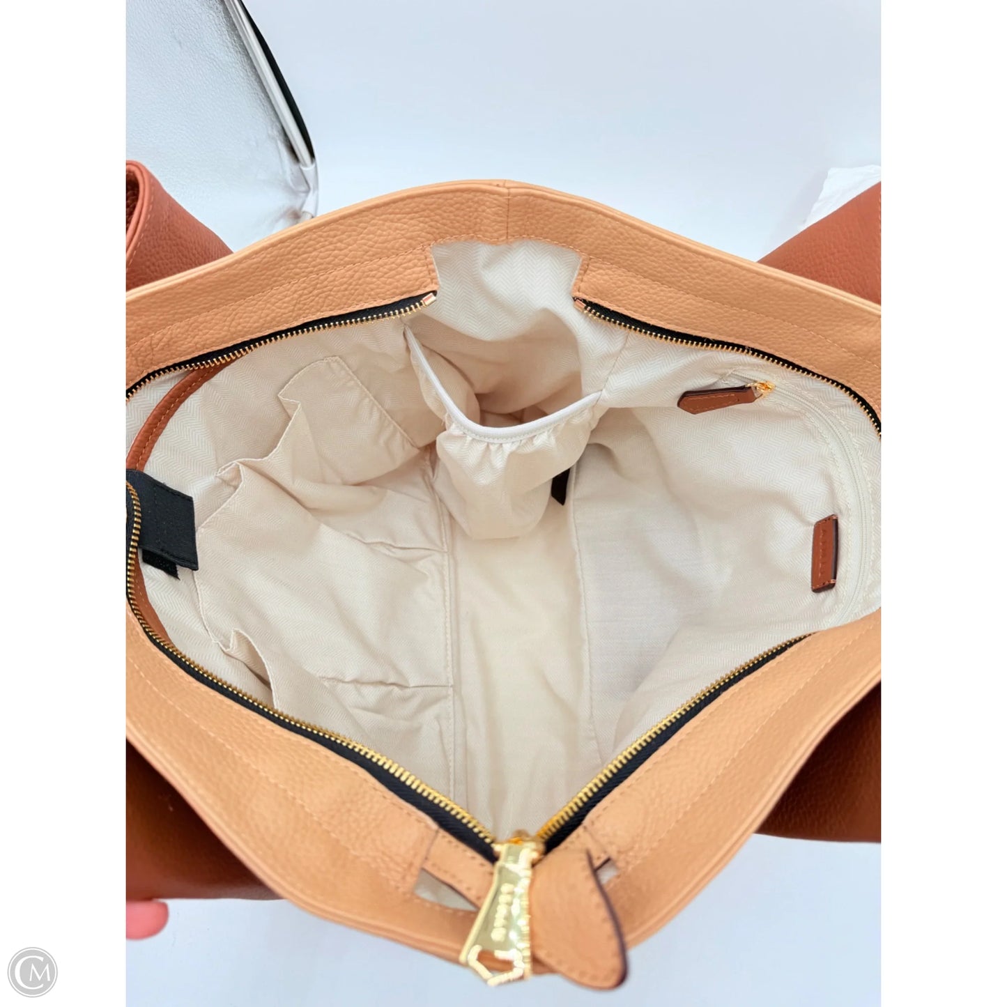 Handbag Leather By Aimee Kestenberg, Size: Large