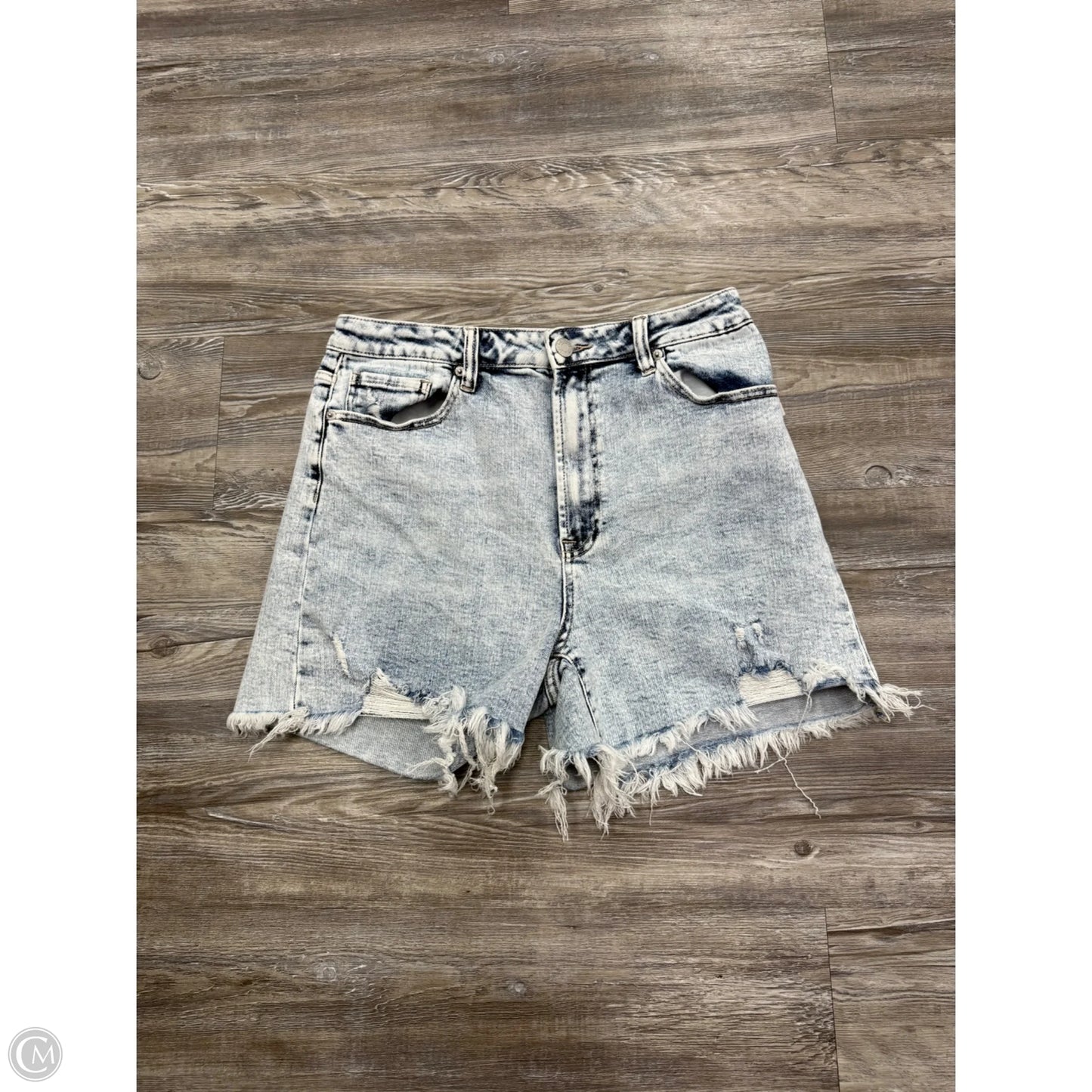 Shorts By Risen In Blue Denim, Size: Xl