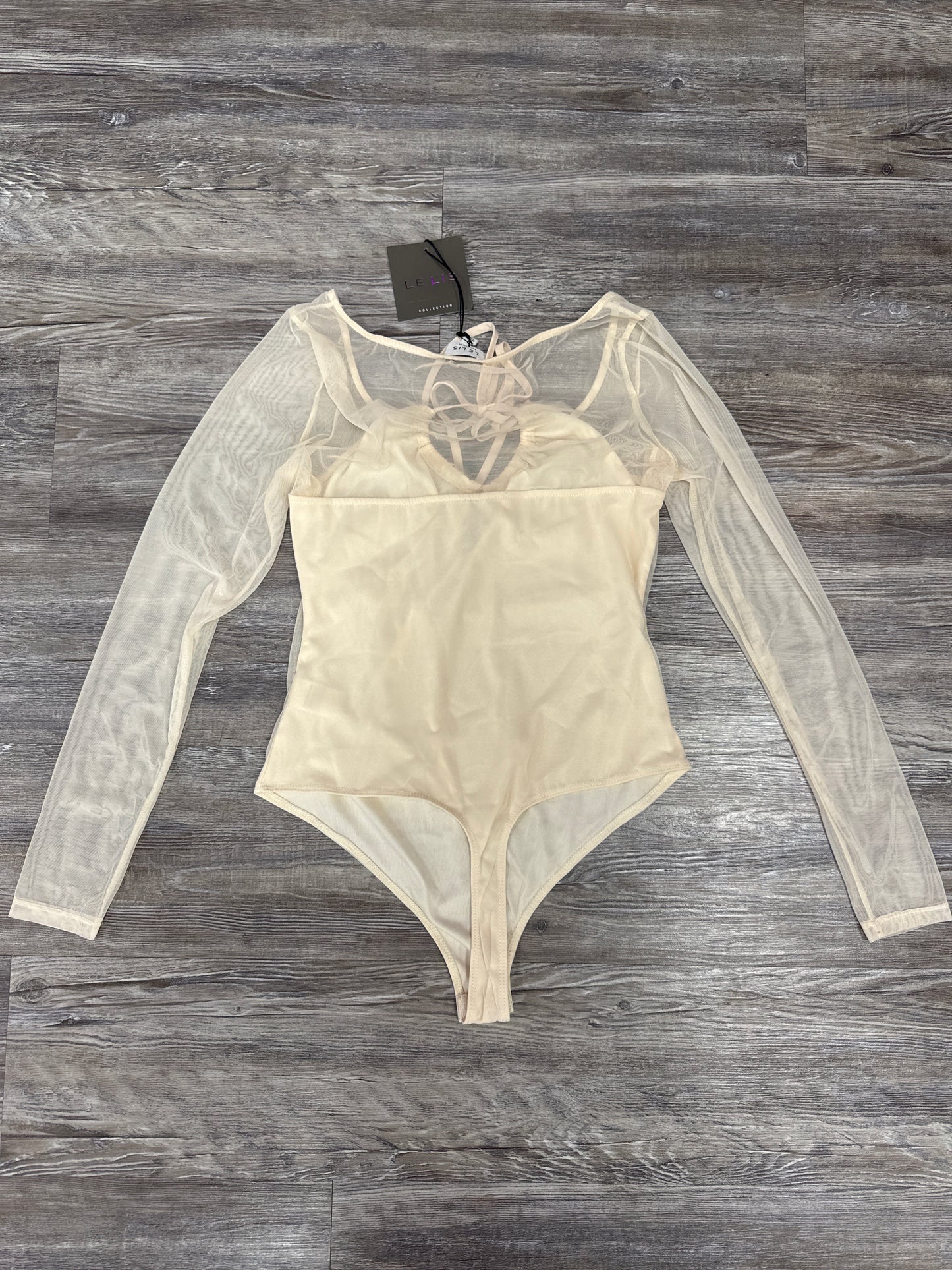 Bodysuit By Lelis In Cream, Size: M