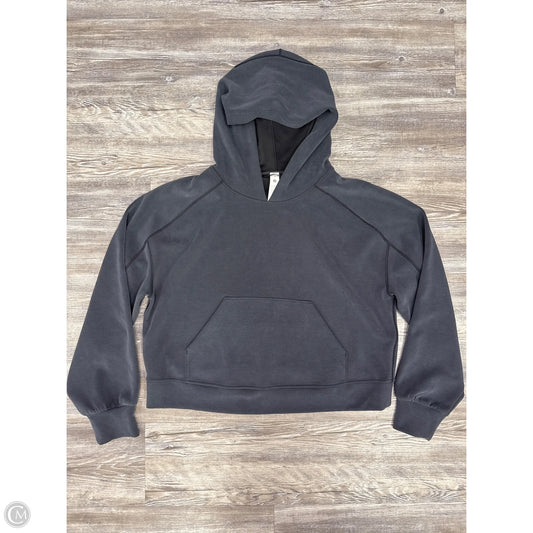 Athletic Sweatshirt Hoodie By Lululemon In Blue, Size: 10