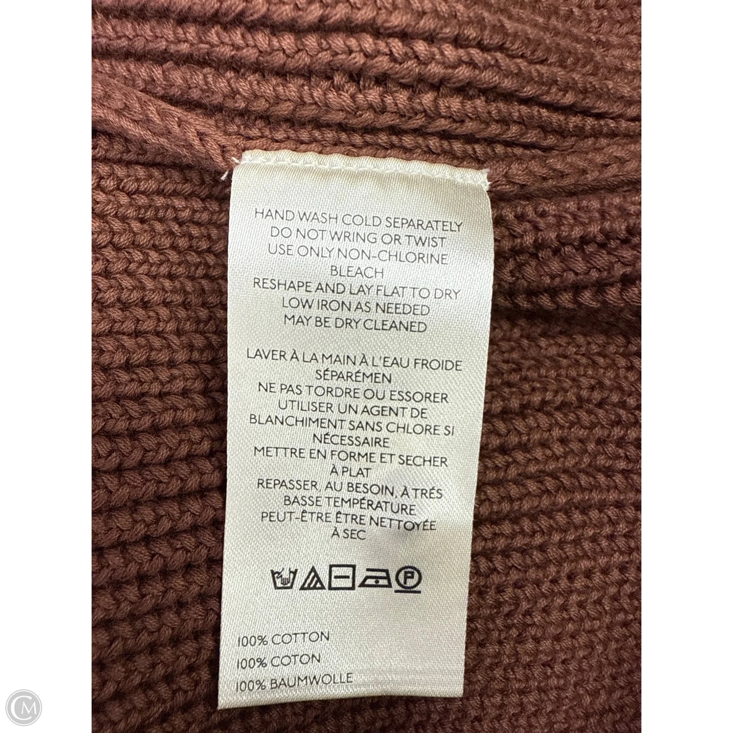 Top Sleeveless By Maeve In Brown, Size: M