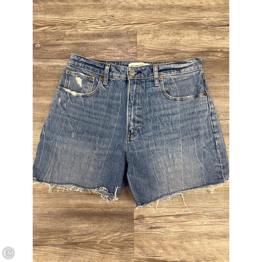 Shorts By Abercrombie And Fitch In Blue Denim, Size: 10