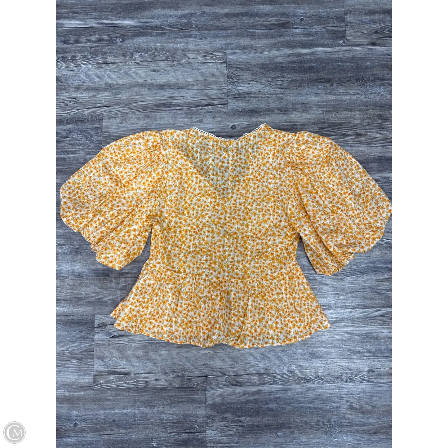 Top Short Sleeve By Habitual In Floral Print, Size: M