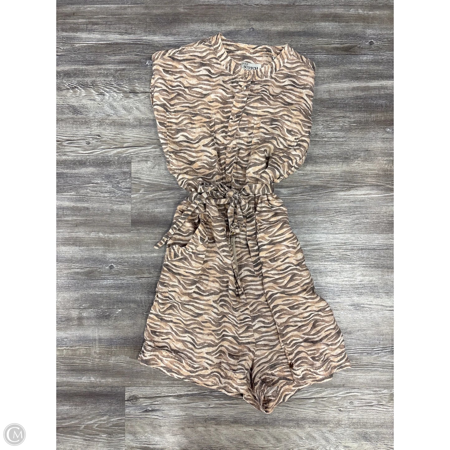 Romper By Scotch & Soda In Animal Print, Size: M