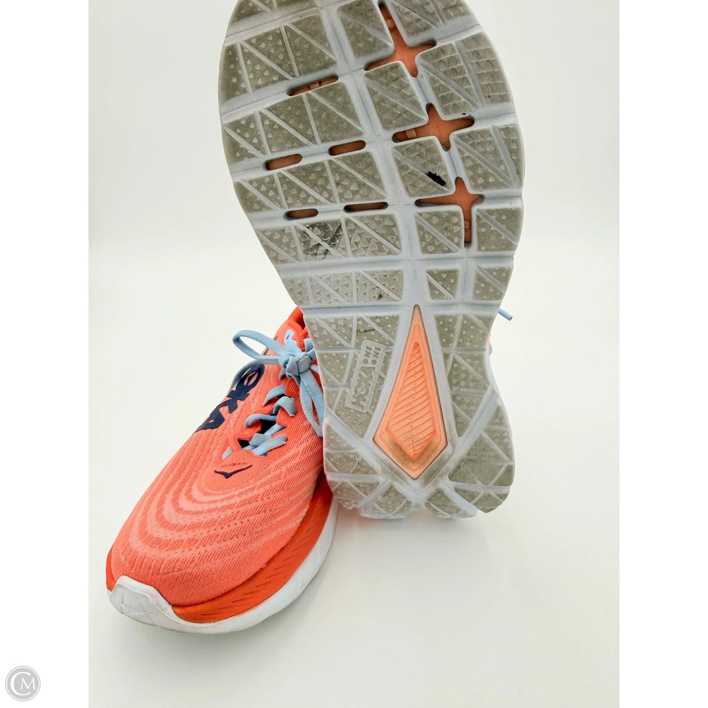 Shoes Athletic By Hoka In Orange, Size: 7