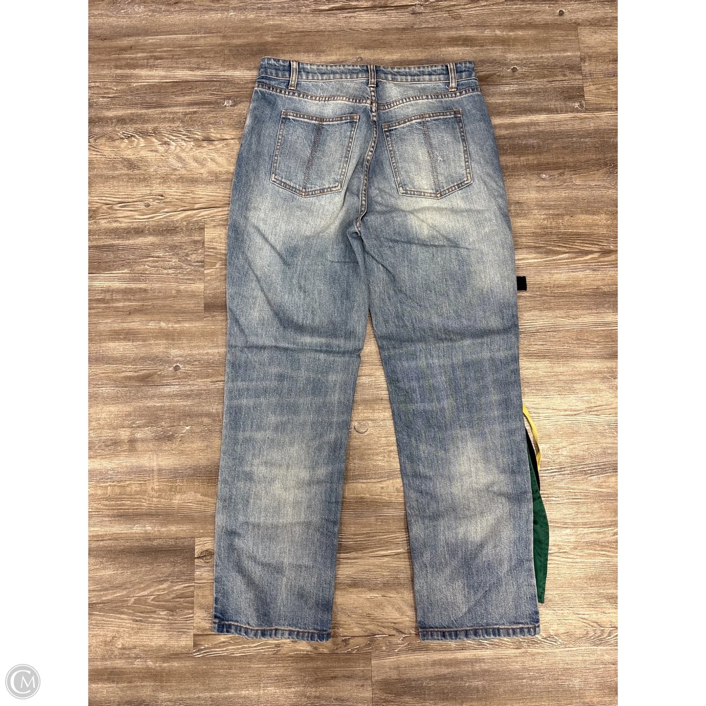 Jeans Straight By Hellessy In Blue Denim, Size: 8