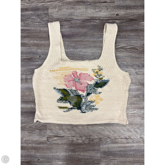 Top Sleeveless By Pilcro In Cream, Size: Xl