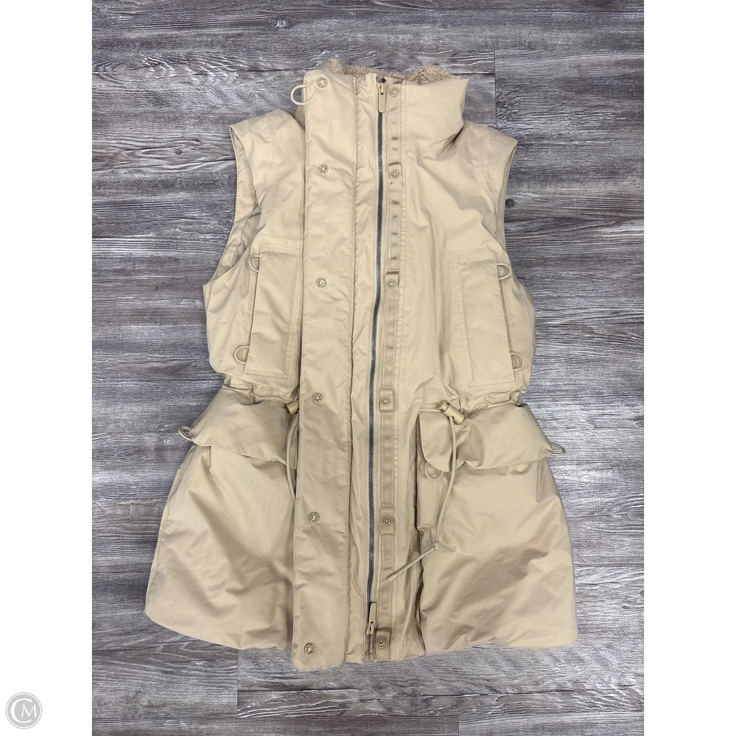 Vest Puffer & Quilted By Lululemon In Beige, Size: 2