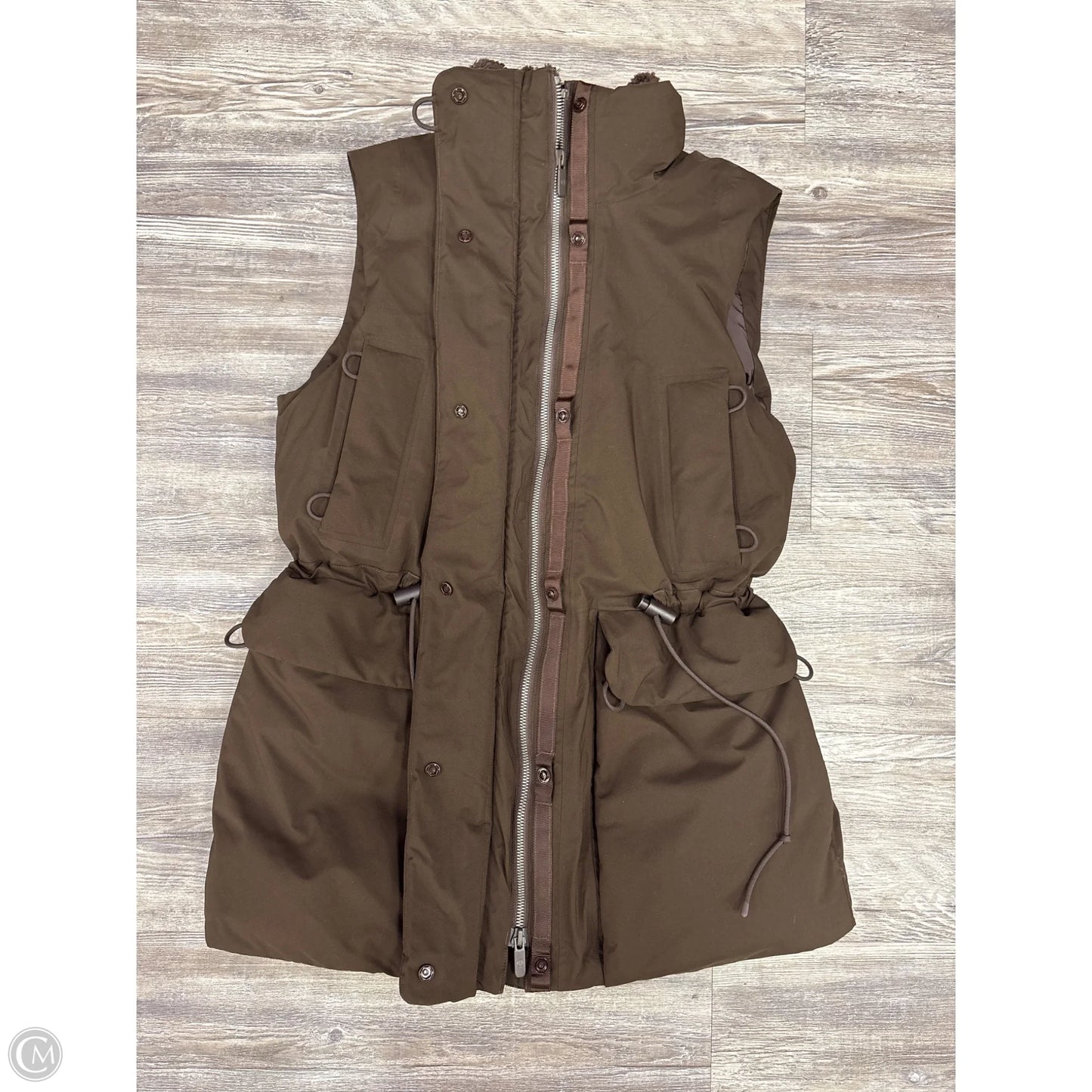 Vest Puffer & Quilted By Lululemon In Brown, Size: 2