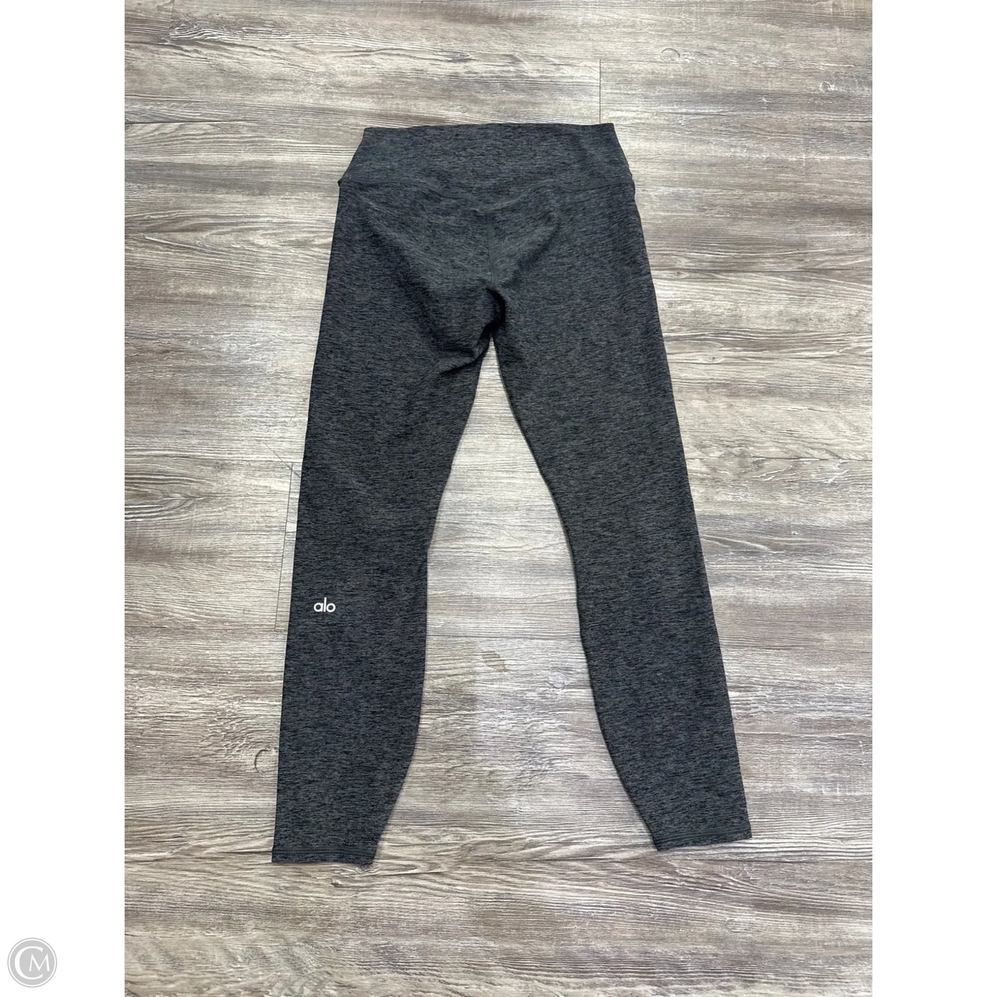 Athletic Leggings By Alo In Grey, Size: S