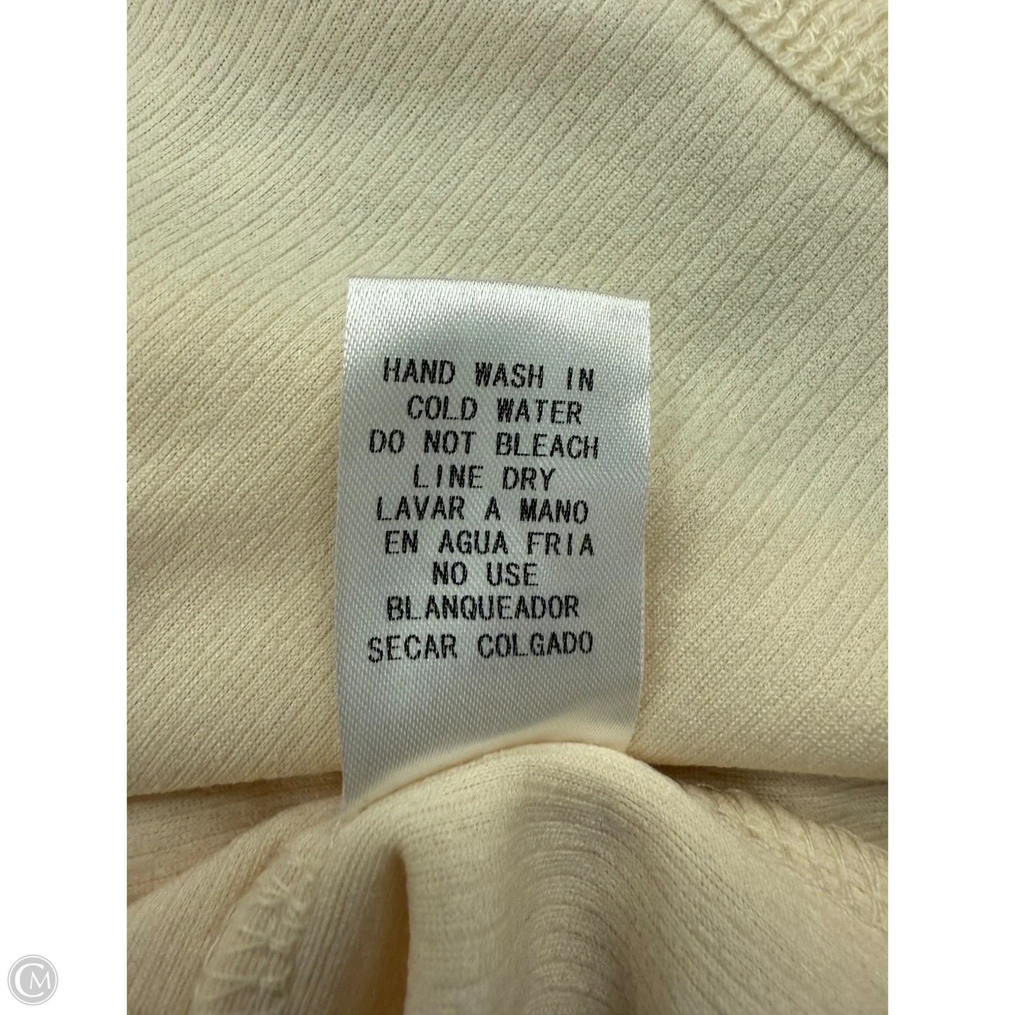 Top Short Sleeve By Entro In Cream & Pink, Size: 2x