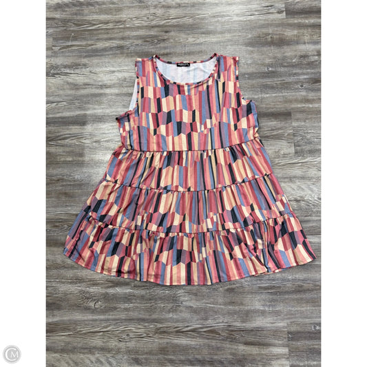 Top Sleeveless By Heimish Usa In Multi-colored, Size: 2x