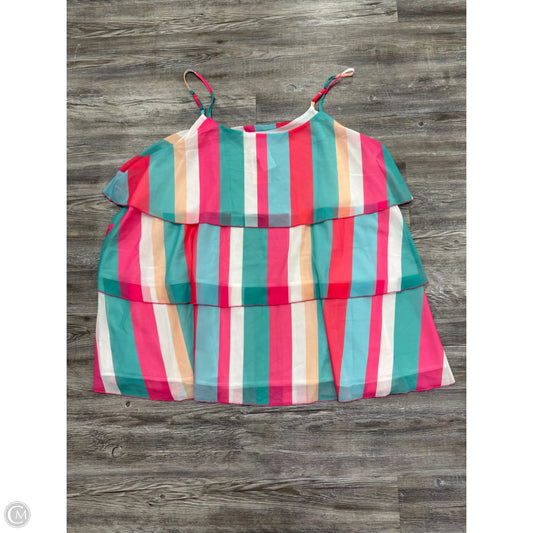 Top Sleeveless By Southern Stitch In Striped Pattern, Size: Xxl