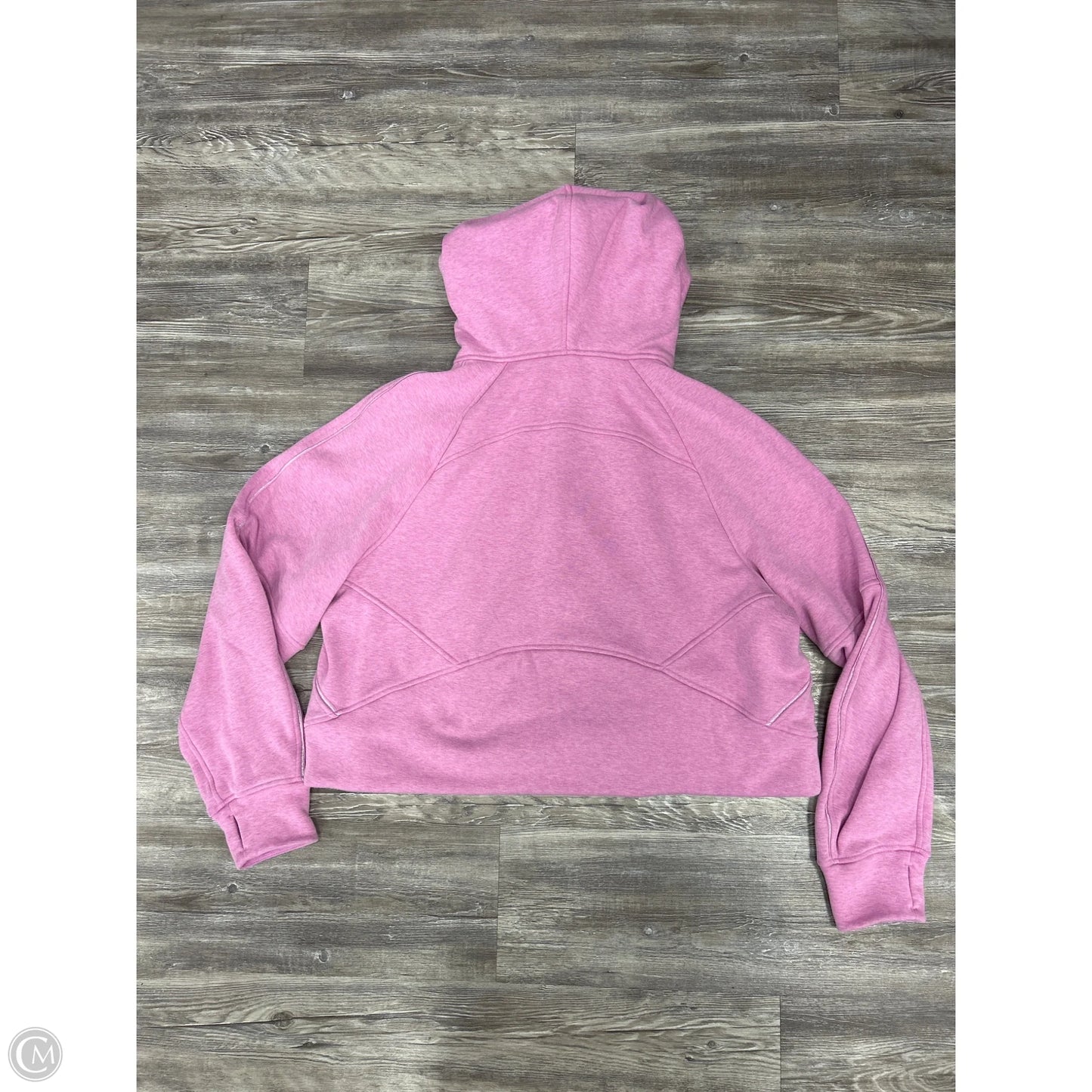 Athletic Sweatshirt Hoodie By Lululemon In Purple, Size: Xl