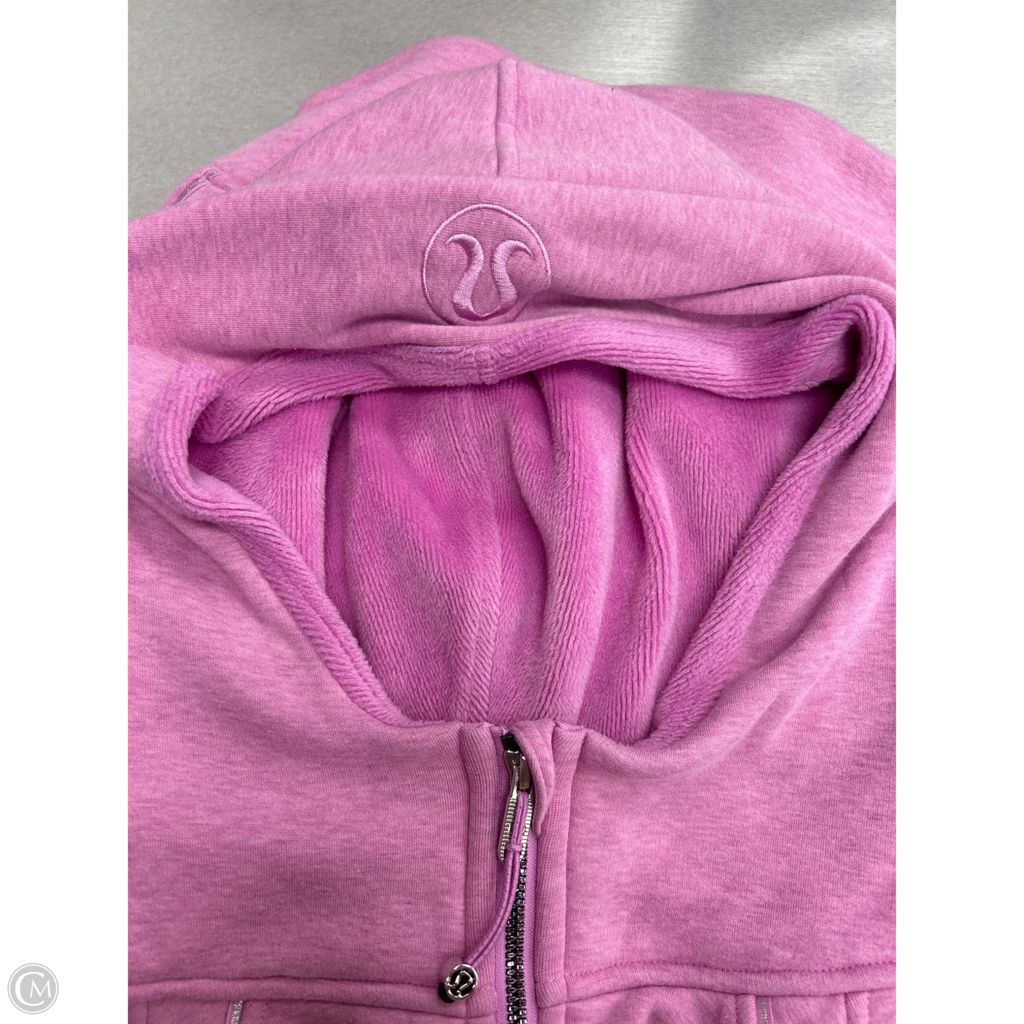 Athletic Sweatshirt Hoodie By Lululemon In Purple, Size: Xl