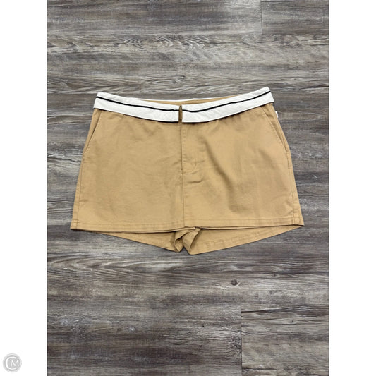 Shorts By Wild Fable In Tan & White, Size: 14