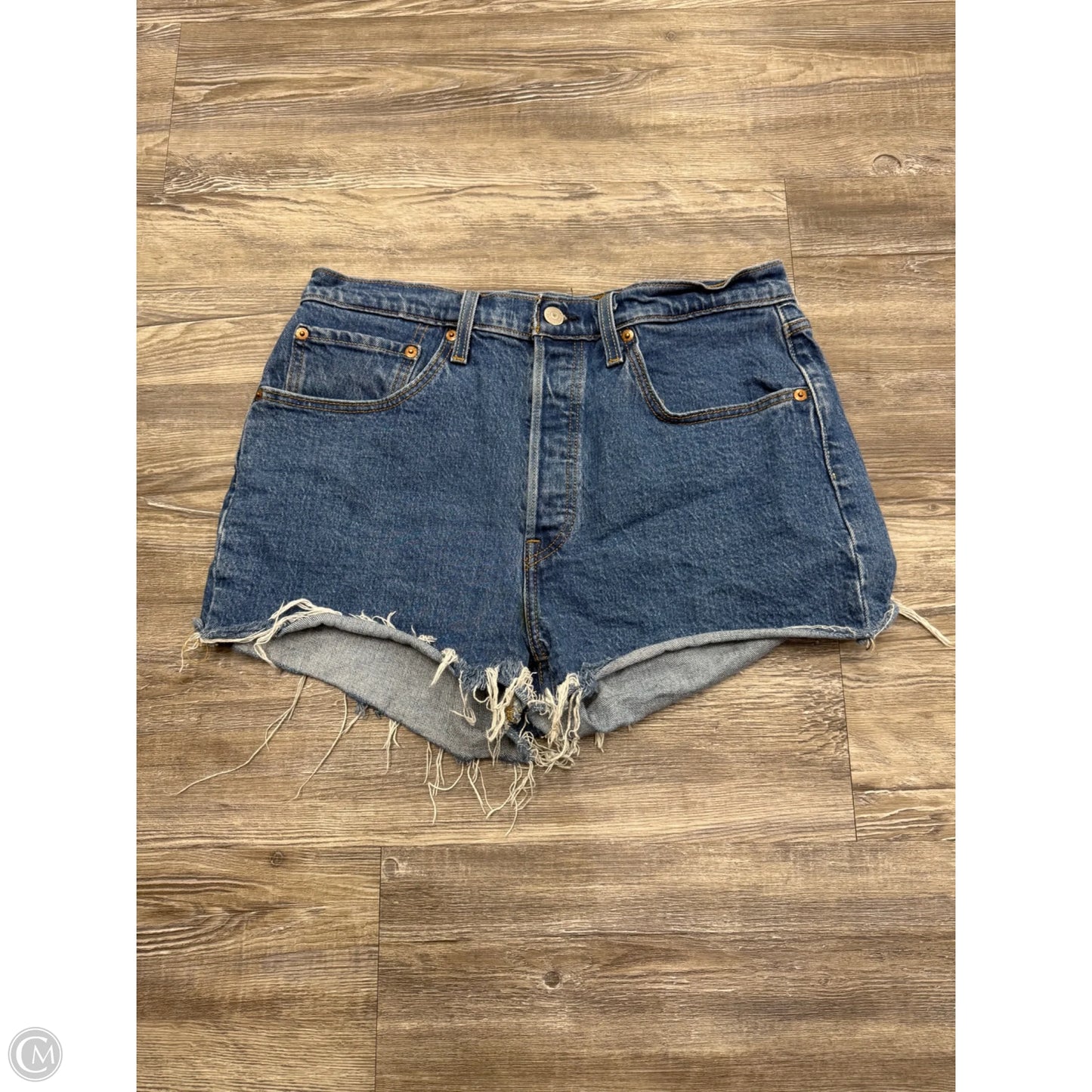 Shorts By Levis In Blue Denim, Size: 10